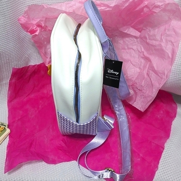 Disney Her Universe Alice In Wonderland Gingham BACKPACK Bag Embroidered NWT - Picture 8 of 11